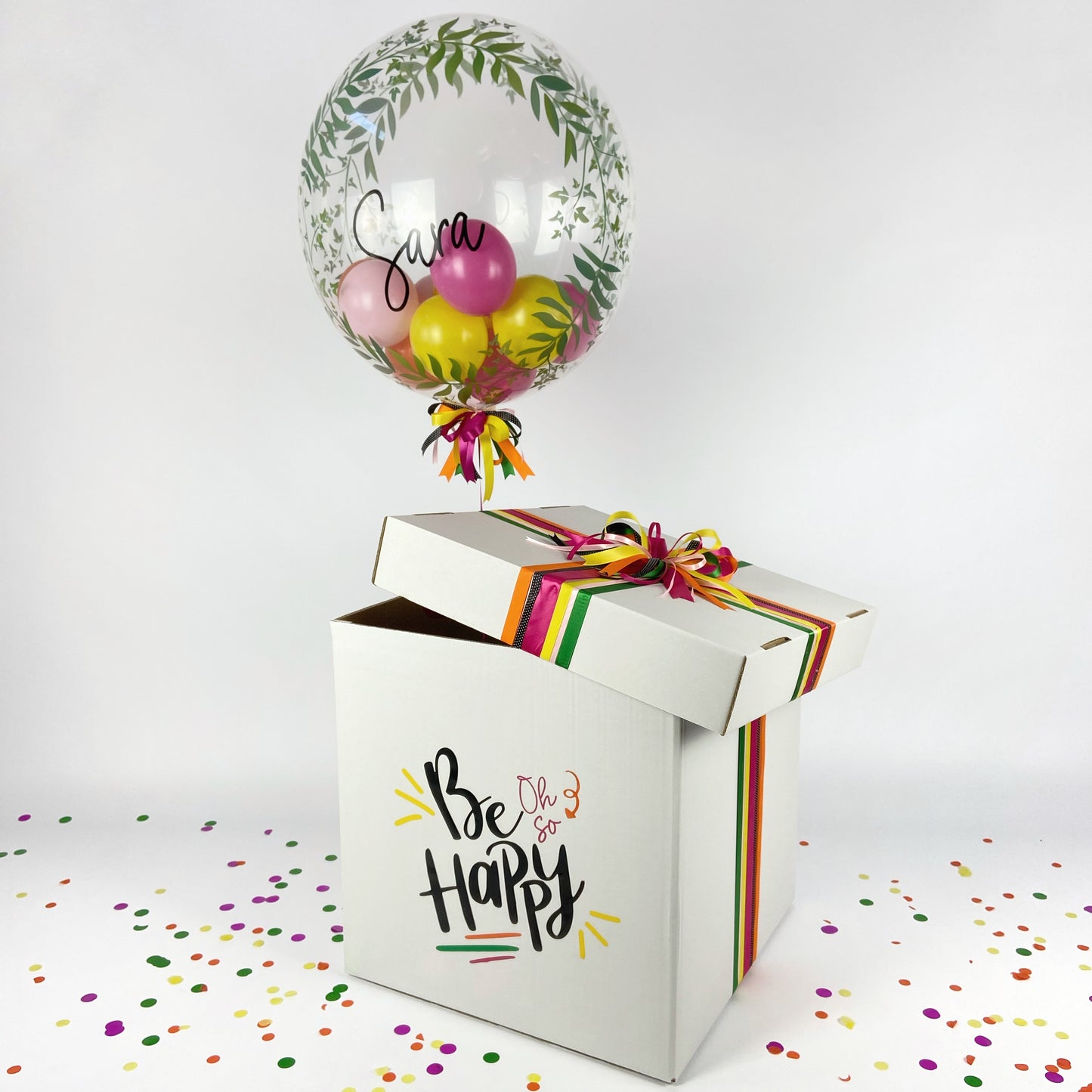 Balloon Box "Be happy"