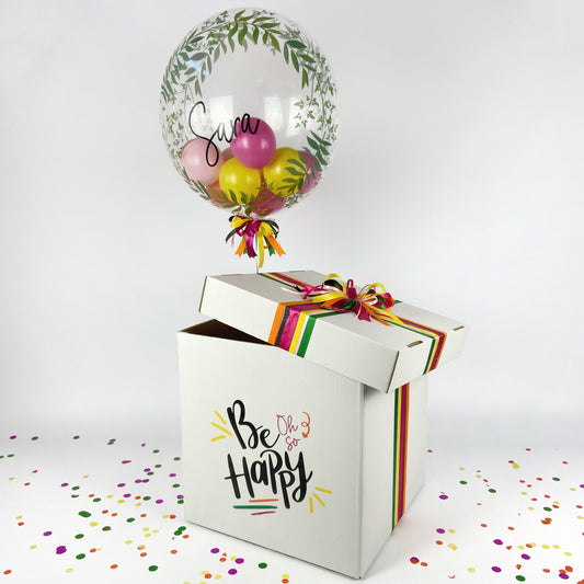 Balloon Box "Be happy"