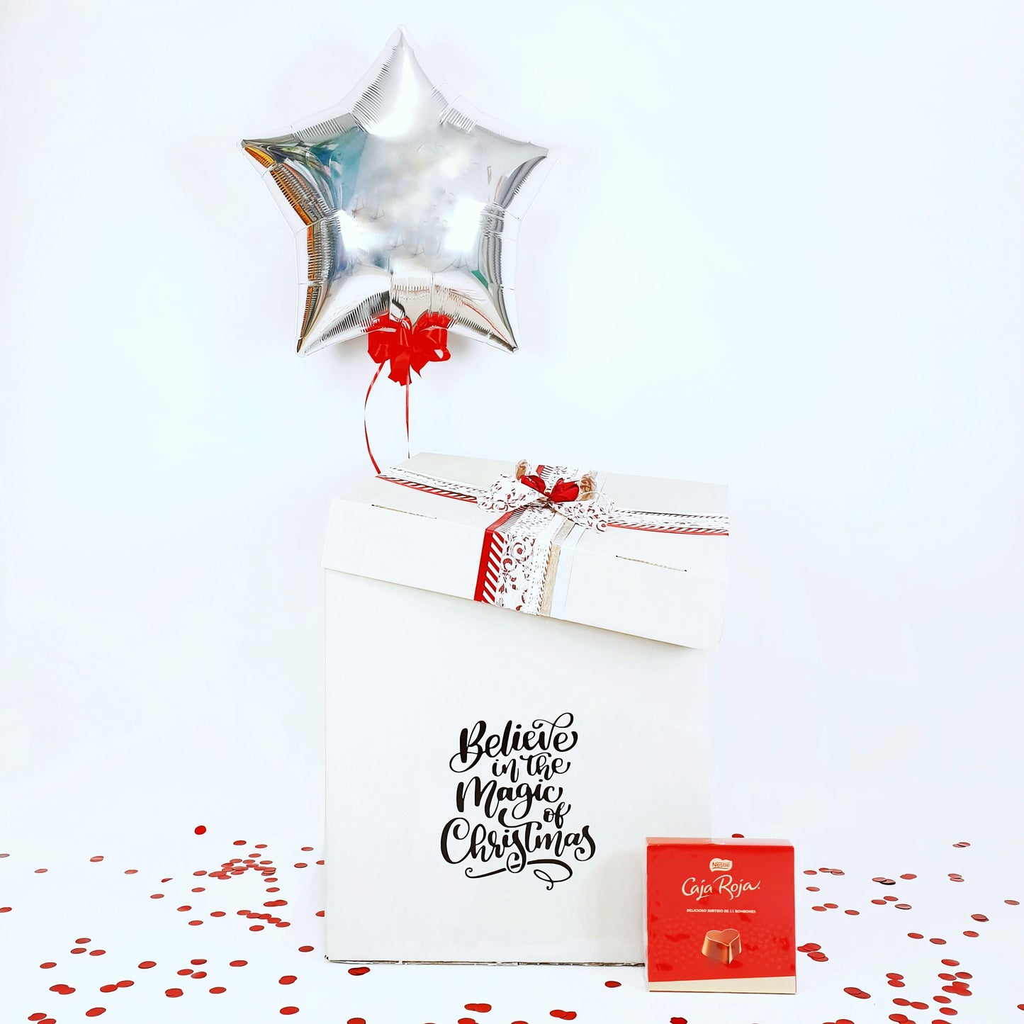 Big Balloon Box "Believe in the magic Christmas"