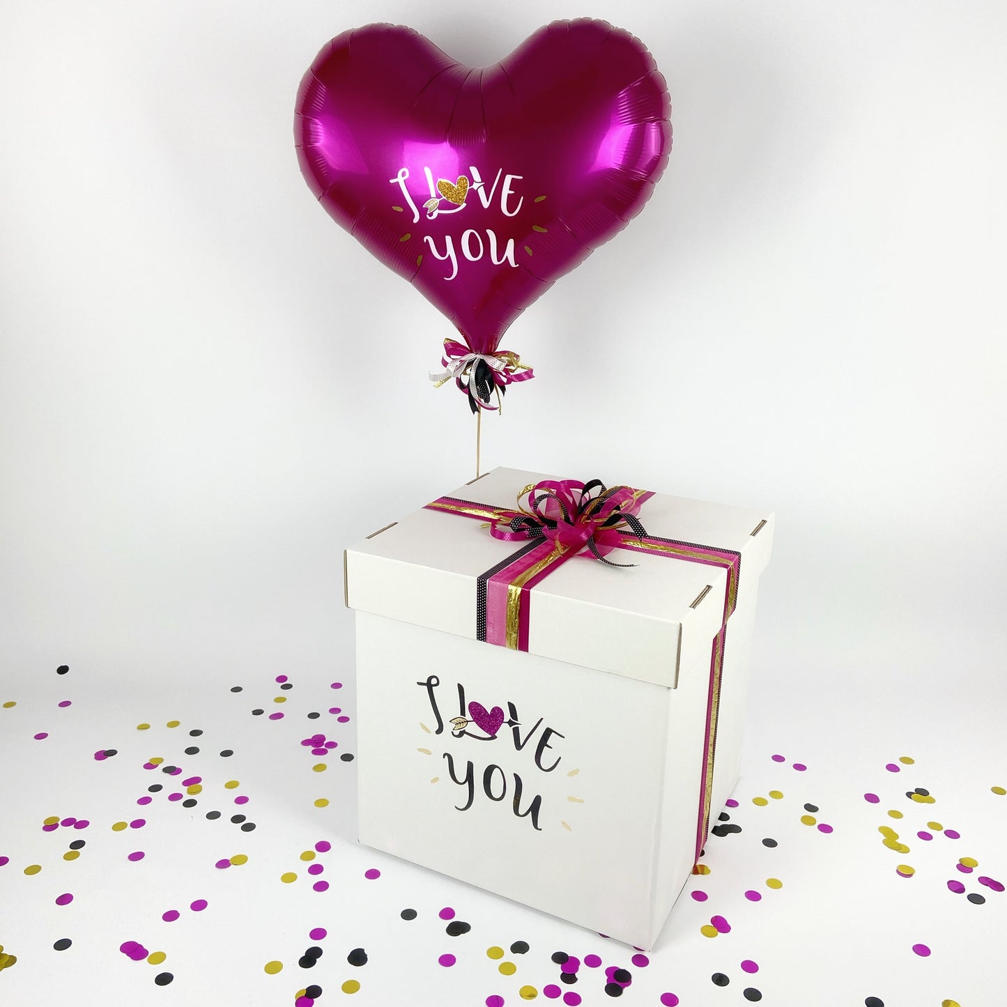 Balloon Love Box giant heart