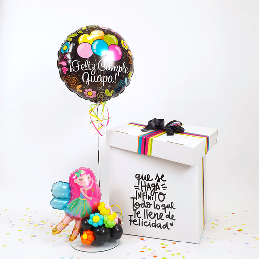 Balloon Box "Happy birthday beautiful"