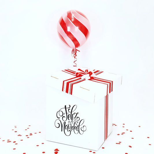 Big Balloon Box Feliz Navidad