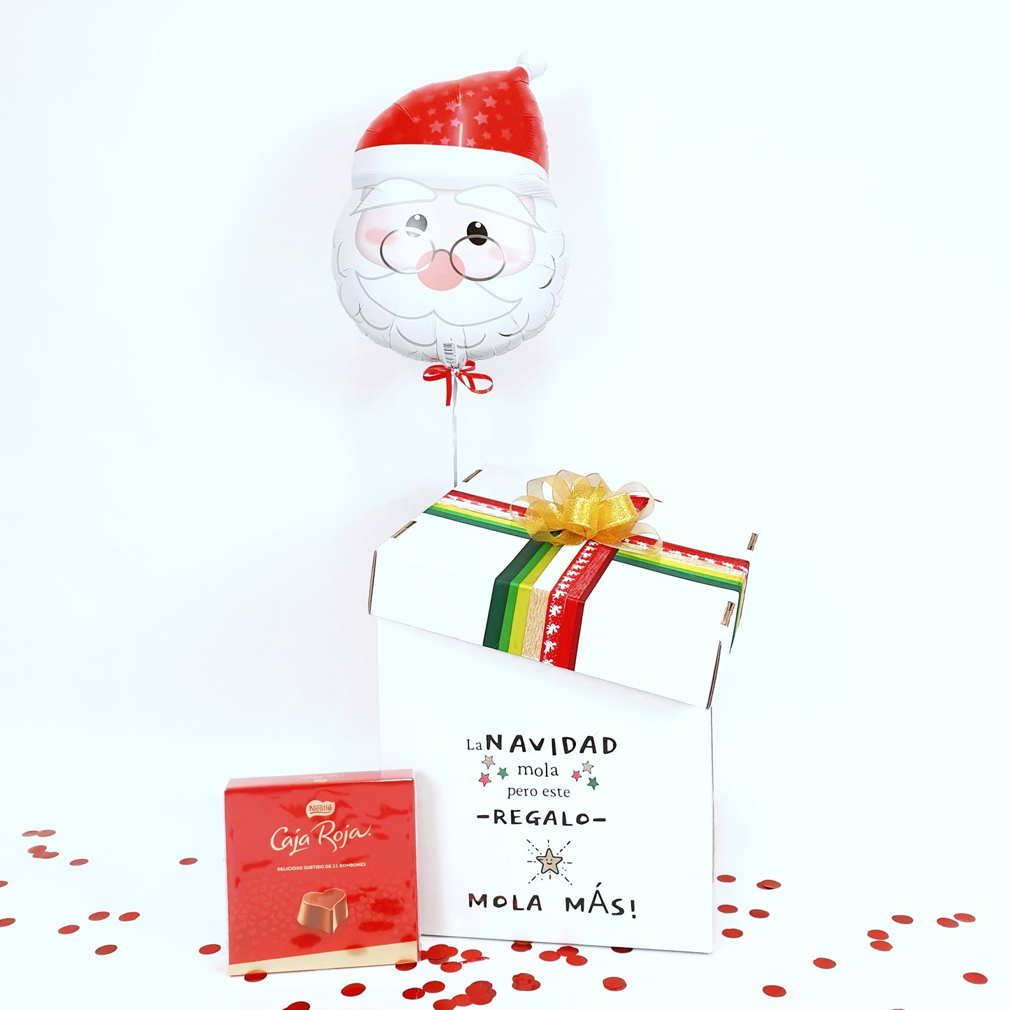 Balloon Box "Christmas is cool but this gift is cooler"