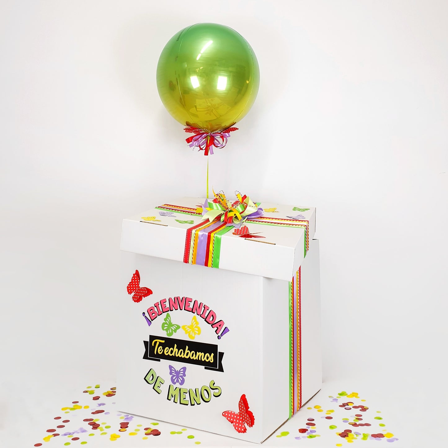 Balloon Box "We missed you"