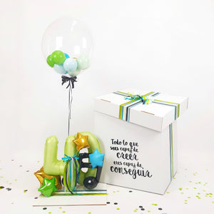 Open image in slideshow, Balloon Box &quot;Everything you are capable of...&quot;
