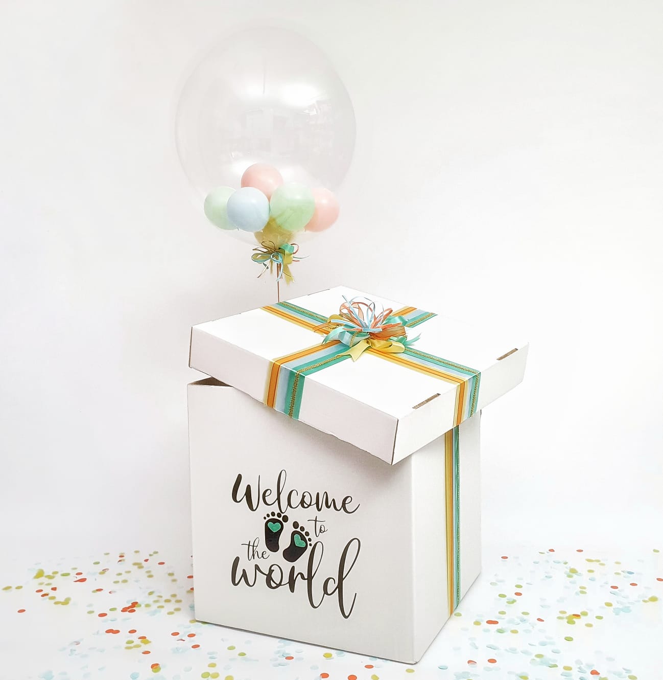 Balloon Box "Bubble gum Baby"