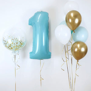 Abrir la imagen en la presentación de diapositivas, Balloon Kit primer cumpleaños
