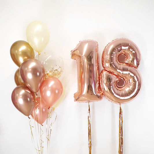 Balloon kit "Rose gold"