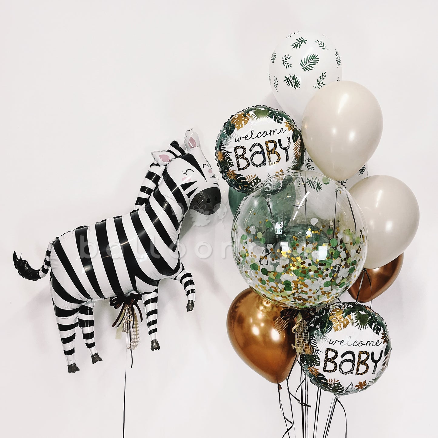 Welcome wild baby balloons