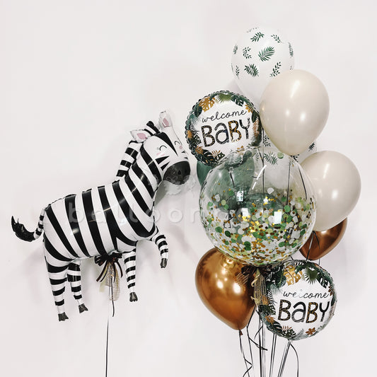 Welcome wild baby balloons