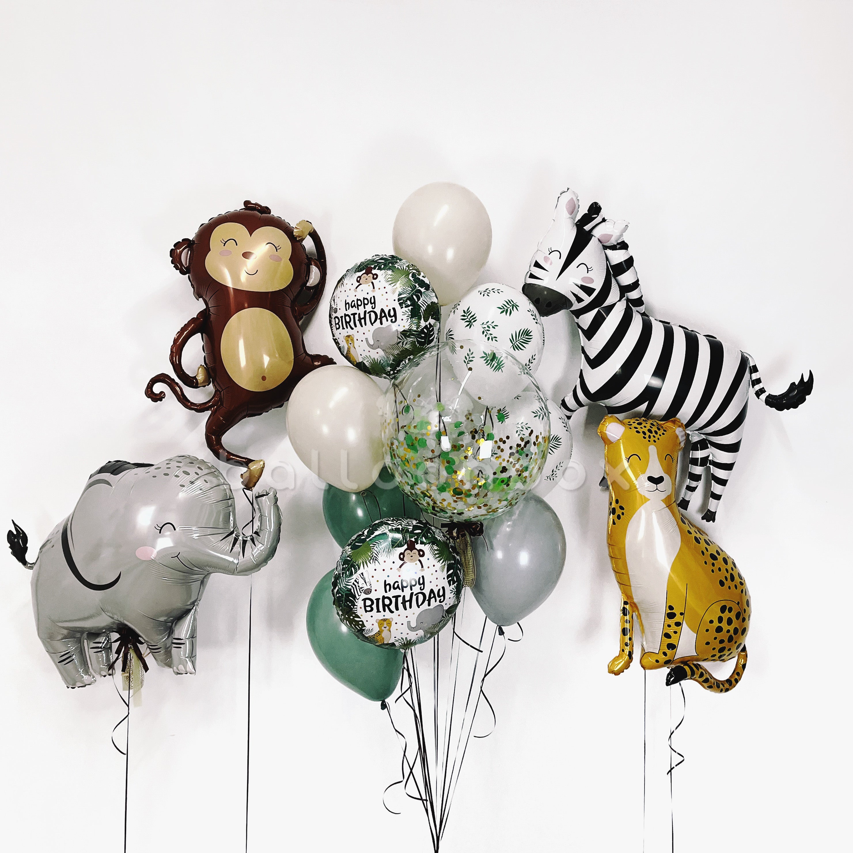 Regalar globos de animales de la selva – Balloon Box