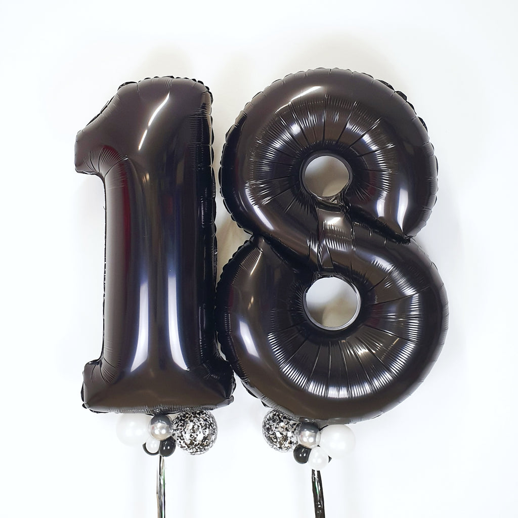 Globos de números gigantes Cream – Balloon Box