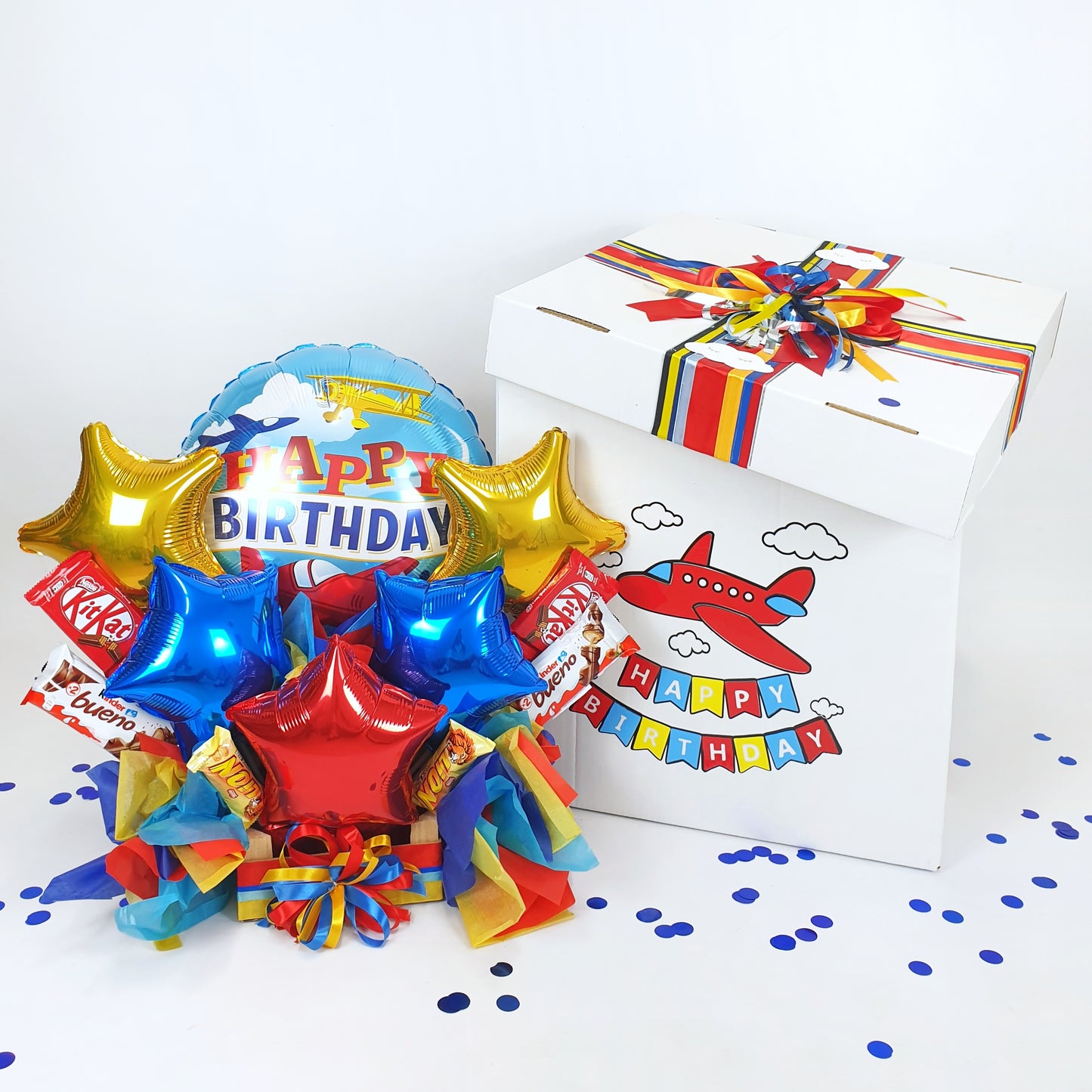 Sweet Balloon Box Happy Birthday