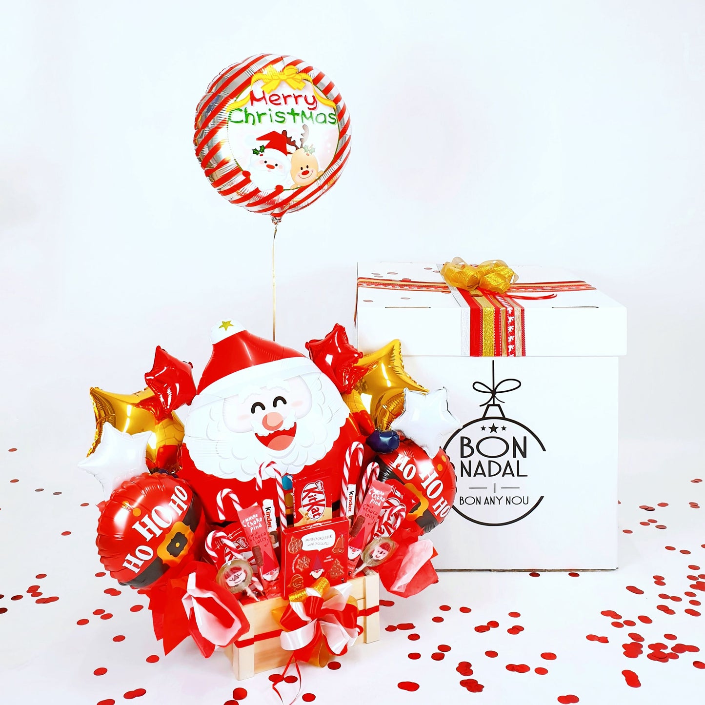 Sweet Balloon Box Bon Nadal "Merry Christmas"