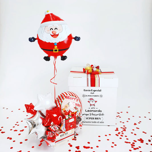 Sweet Balloon Box "Santa Claus"