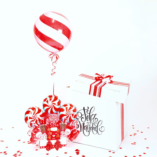 Sweet Balloon Box Merry Christmas