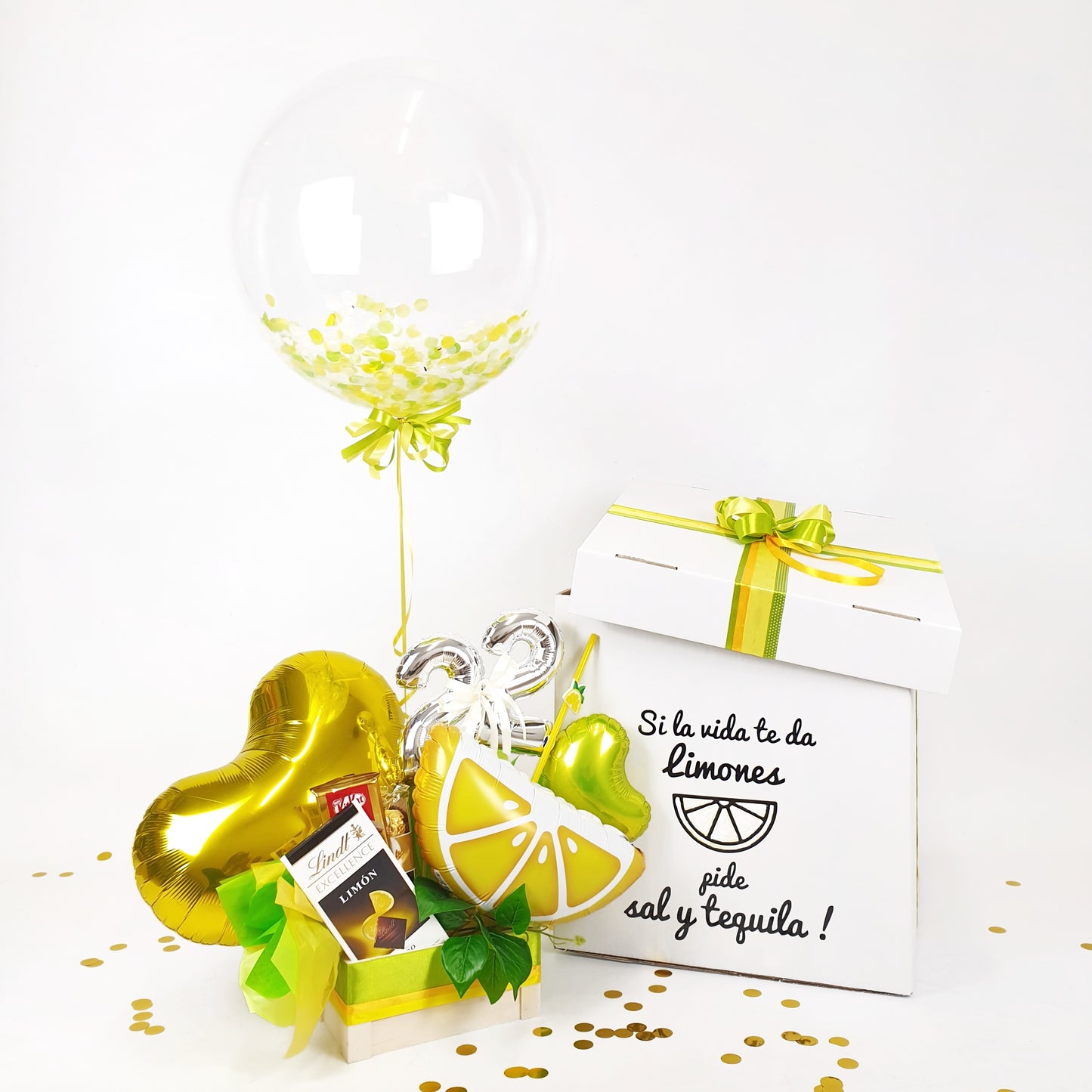Sweet Balloon Box " Limones"