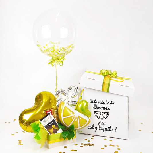 Sweet Balloon Box " Lemons"