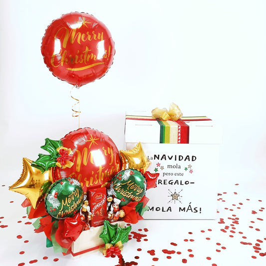 Sweet Balloon Box "Merry Christmas"