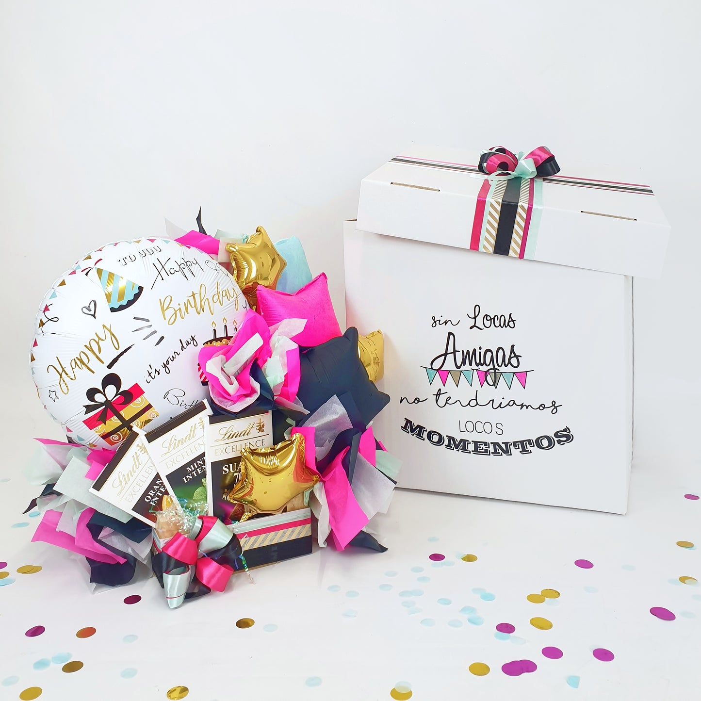 Sweet Balloon Box "Without crazy friends we wouldn't have crazy moments"