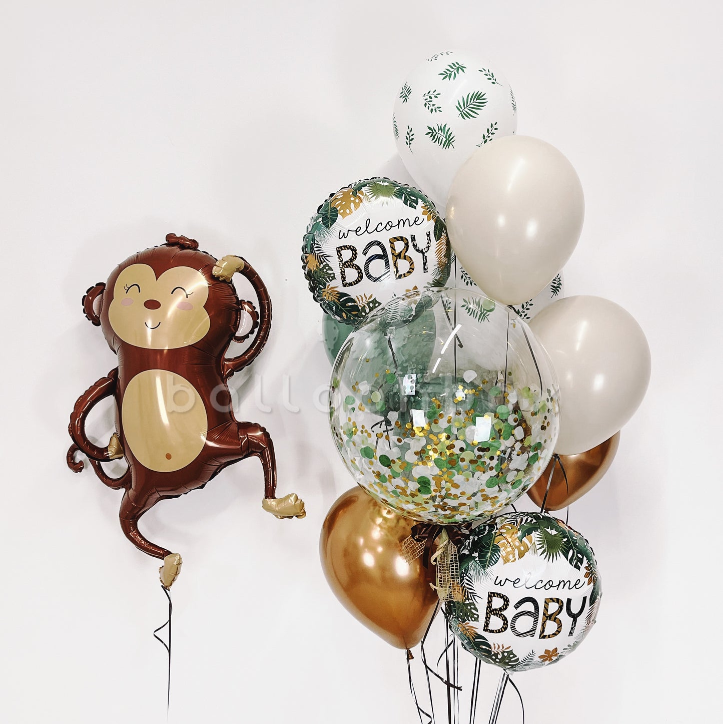 Welcome wild baby balloons